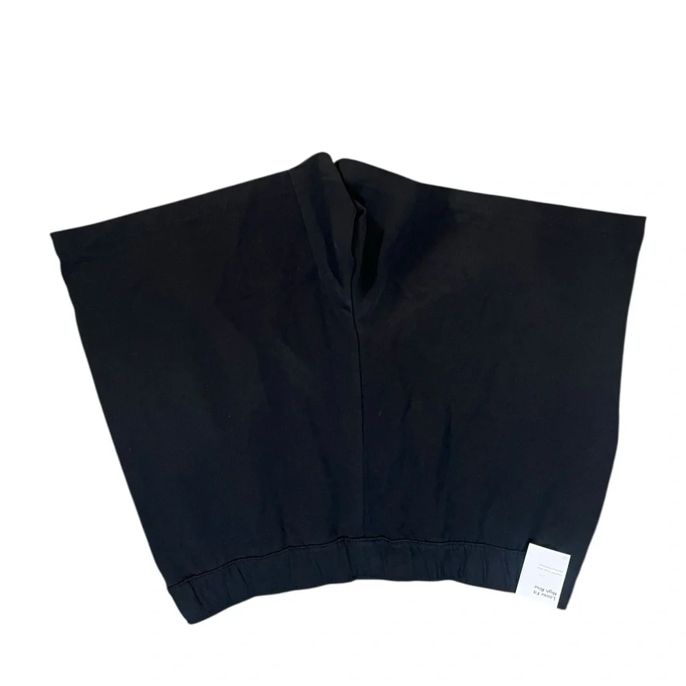 Nike Women’s XL Jersey Black High Rise Loose Fit Shorts Sportswear Pockets NWT